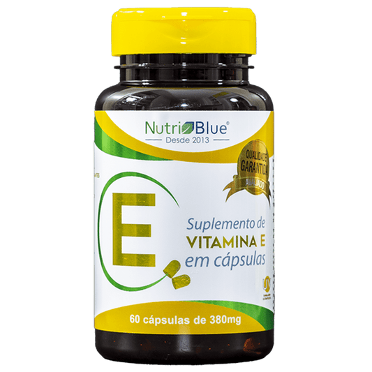 Vitamina E 60 Capsulas de 380mg NutriBlue
